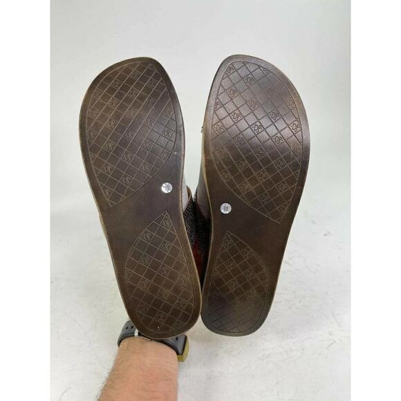 Donald J Pliner Faina Women's light Bronze Metallic Python sandals US 9.5 Slide - Picture 9 of 9